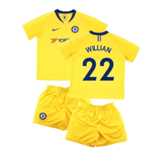 Chelsea 2018-19 Away Mini Kit (4-5y) (Willian 22) (Very Good)