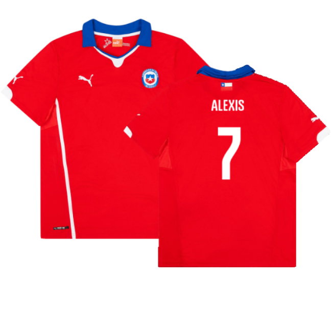 Chile 2014-15 Home Shirt (S) (Excellent) (Alexis 7)