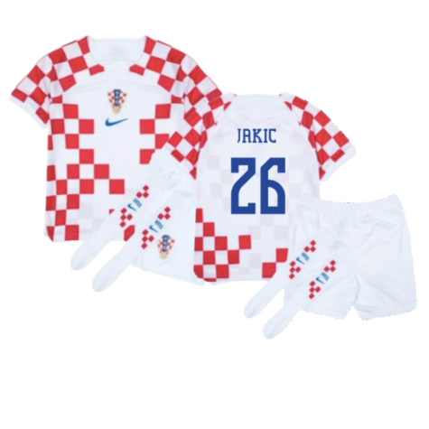 Croatia 2022-2023 Home Mini Kit (6-7y) (BNWT) (Jakic 26) [3pJUGT-371287 ...