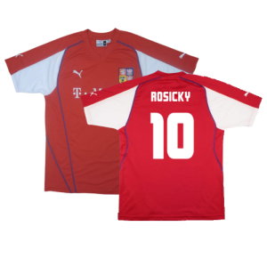 Czech Republic 2003-04 Home Shirt (Excellent) (Rosicky 10)