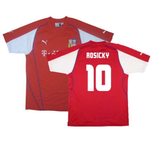 Czech Republic 2003-04 Home Shirt (Excellent) (Rosicky 10)