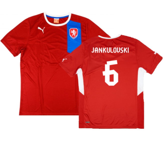 Czech Republic 2012-13 Home Shirt (L) (Mint) (Jankulovski 6)