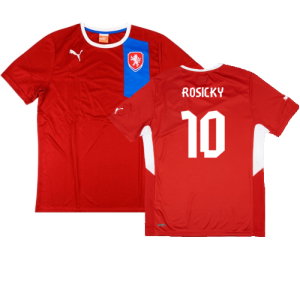 Czech Republic 2012-13 Home Shirt (L) (Mint) (Rosicky 10)