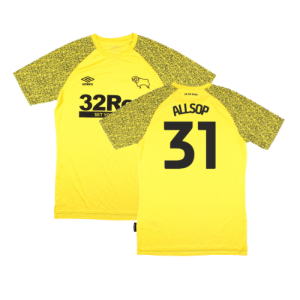 Derby County 2021-22 GK Home Shirt (S) (Mint)