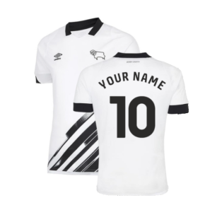 Derby County 2022-23 Home Shirt (Sponsorless) (S) (Your Name 10) (Mint)