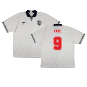 England 1990-92 Home Shirt (XL) (Very Good) (Kane 9)