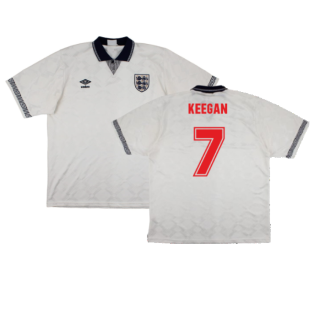 England 1990-92 Home Shirt (L) (Excellent) (Keegan 7)