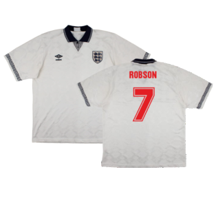 England 1990-92 Home Shirt (L) (Excellent) (Robson 7)