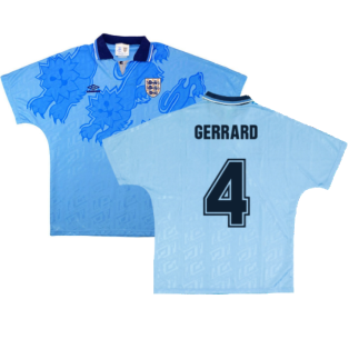 England 1992-93 Third Shirt (XXL) (Excellent) (Gerrard 4)