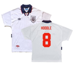 England 1993-1995 Home Shirt (L) (Excellent) (Hoddle 8)