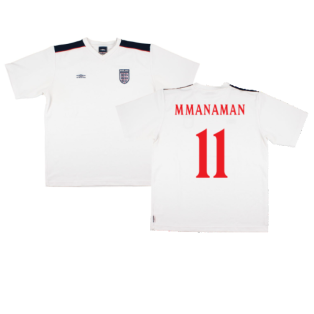 England 1999-2001 Umbro Training Shirt (L) (McManaman 11) (Excellent)