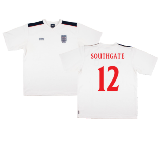 England 1999-2001 Umbro Training Shirt (L) (Southgate 12) (Excellent)