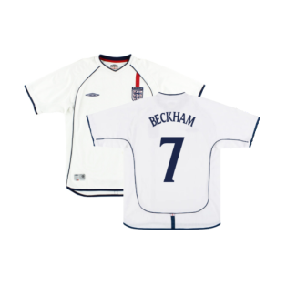 England 2001-03 Home Shirt (Fair) (Beckham 7)