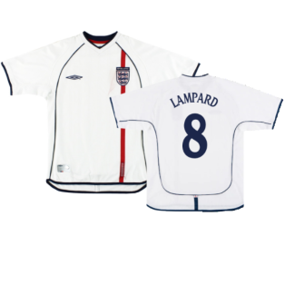 England 2001-03 Home Shirt (XL) (Good) (LAMPARD 8)