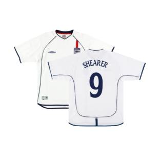 England 2001-03 Home Shirt (XL) (Fair) (SHEARER 9)