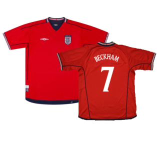 England 2002-04 Away (M) (Excellent) (Beckham 7)