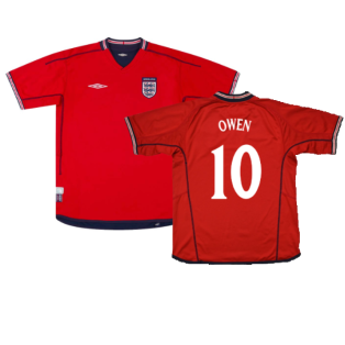 England 2002-04 Away Shirt (XL) (Very Good) (OWEN 10)