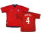 England 2002-04 Away Shirt (L) (Fair) (GERRARD 4)