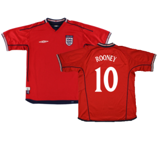England 2002-04 Away Shirt (Excellent) (ROONEY 10)