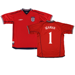 England 2002-04 Away Shirt (XL) (Excellent) (SEAMAN 1)