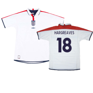 England 2003-05 Home (XL) (Good) (Hargreaves 18)