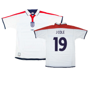 England 2003-05 Home Shirt (XL) (Fair) (J Cole 19)