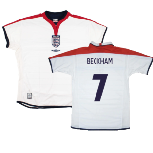England 2003-05 Home Shirt (Womens) (10) (Excellent) (Beckham 7)