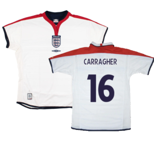 England 2003-05 Home Shirt (Womens) (10) (Excellent) (Carragher 16)