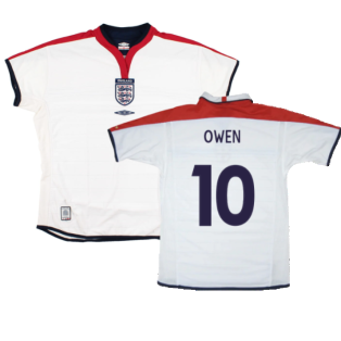 England 2003-05 Home Shirt (Women\\\'s 16) (Excellent) (Owen 10)