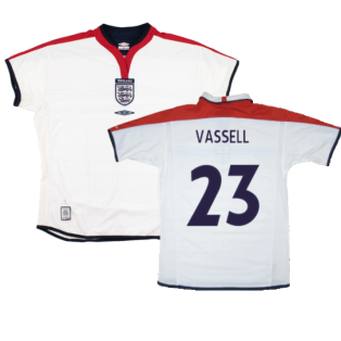England 2003-05 Home Shirt (Women\\\'s 16) (Excellent) (Vassell 23)