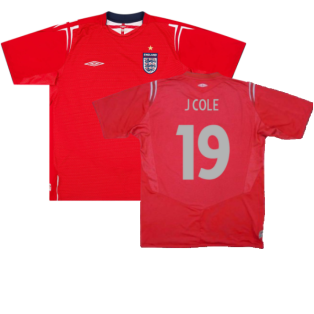 England 2004-06 Away Shirt (M) (Very Good) (J Cole 19)