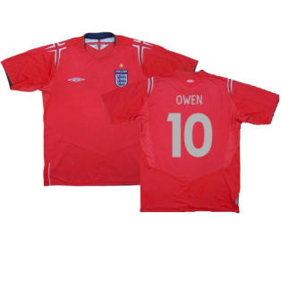 England 2004-06 Away Shirt (L) (Excellent) (OWEN 10)