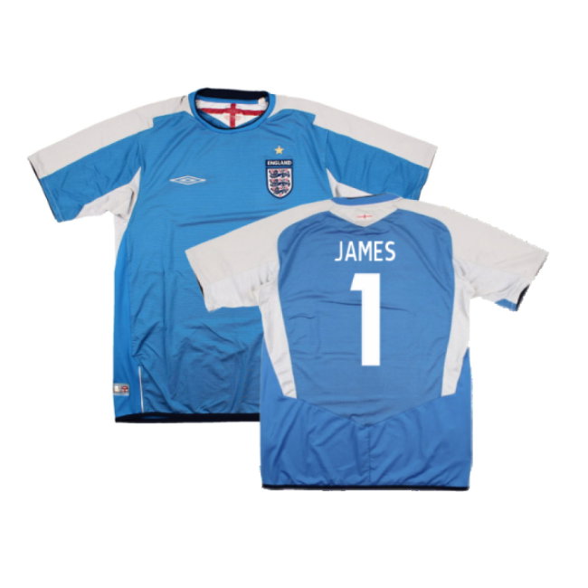 England 2004-06 Goalkeeper Shirt (L) (Excellent) (James 1)