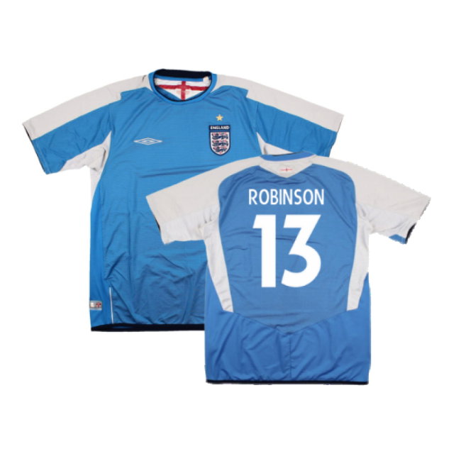 England 2004-06 Goalkeeper Shirt (L) (Excellent) (Robinson 13)