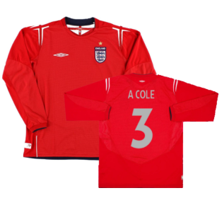 England 2004-2006 Away Shirt (S) (Excellent) (A Cole 3)