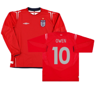 England 2004-2006 Away Shirt (S) (Excellent) (Owen 10)