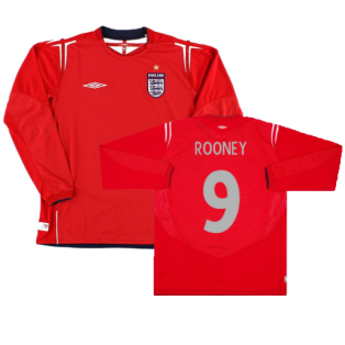 England 2004-2006 Away Shirt (S) (Excellent) (Rooney 9)