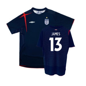 England 2005-07 GK Home Shirt (XL) (Excellent) (James 13)