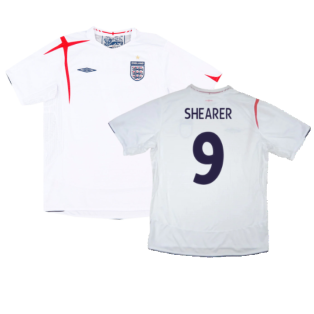 England 2005-07 Home Shirt (XXL) (Excellent) (SHEARER 9)