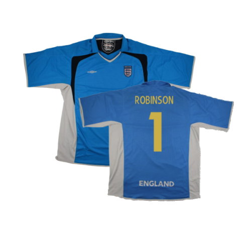 England 2005-2007 Home GK Shirt (XXL) (Good) (Robinson 1)