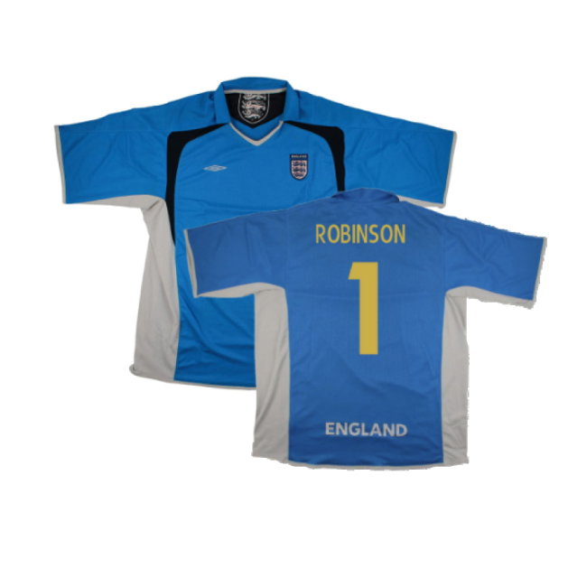 England 2005-2007 Home GK Shirt (XXL) (Good) (Robinson 1)