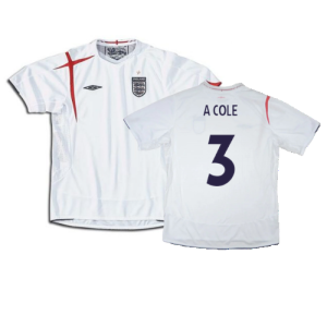 England 2005-2007 Home Shirt (XL) (Excellent)