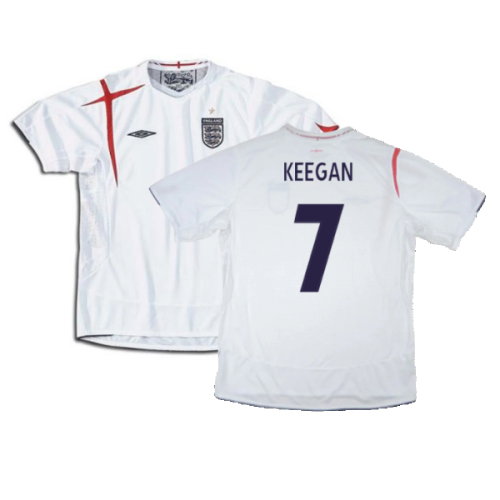 England 2005-2007 Home Shirt (XXL) (Very Good) (Very Good) (KEEGAN 7)