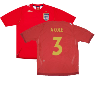England 2006-08 Away (Excellent) (A COLE 3)