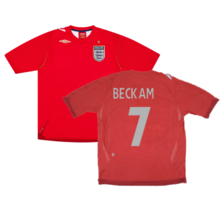 England 2006-08 Away Shirt (L) (BECKHAM 7) (Very Good)