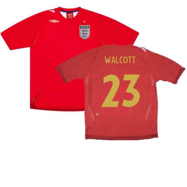 England 2006-08 Away Shirt (XL) (Mint) (WALCOTT 23)