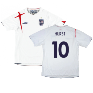 England 2006-08 Home Shirt (XL) (Excellent) (HURST 10)