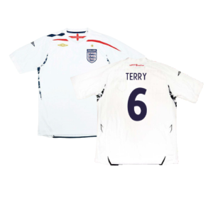 England 2007-09 Home Shirt (Good) (TERRY 6)