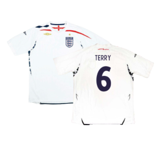 England 2007-09 Home Shirt (L) (Very Good) (TERRY 6)