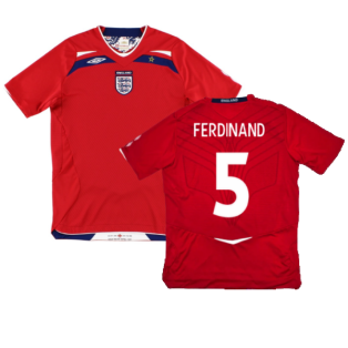 England 2008-10 Away Shirt (L) (Very Good) (FERDINAND 5)